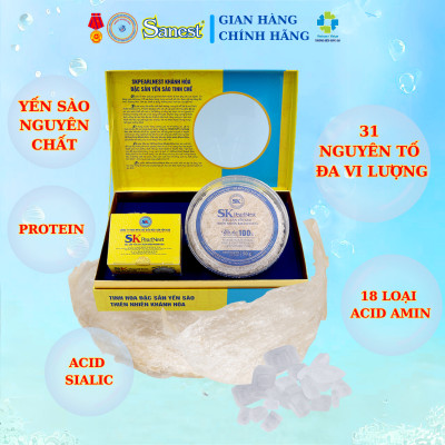 SKHPearlNest Khánh Hòa Đặc sản yến sào tinh chế hộp 100g
