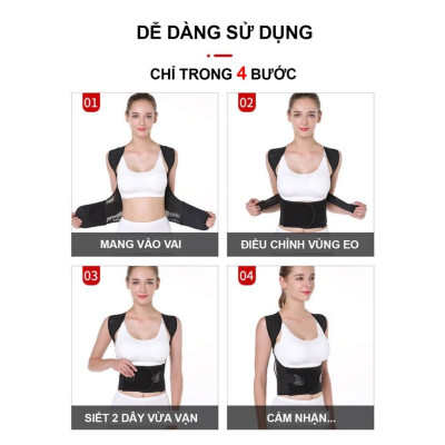 Đai Định Hình Nam Nữ Hỗ Trợ Cải Thiện Vùng Lưng Sportslink
