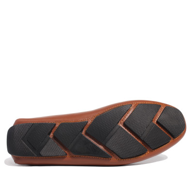 Giày MICHILUX Da Bò Thật Chính Hãng Penny Moccasin CIEMS Màu Nâu Bò