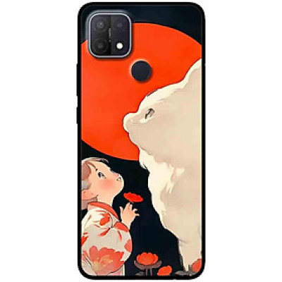 Ốp lưng cho Oppo A15 - A15s - A35 4G - A17 - A17K - A57 4G - A94 5G - A95 5G - Thỏ Và Bé - Hàng Chính Hãng