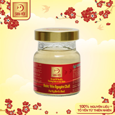 Nước Yến Nguyên Chất 13% Song Yến (Lốc 6 x 70ml)