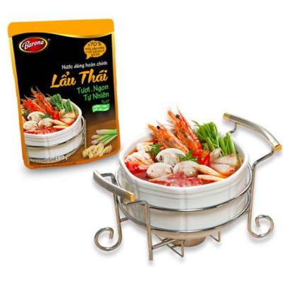 Combo 1 Nước Dùng Hoàn Chỉnh Lẩu Thái & 1 Xốt Barona Thịt Nướng Sả