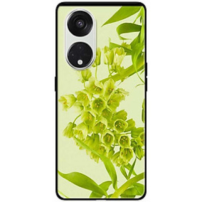 Ốp lưng dành cho Oppo Reno 8T 4G - Reno 8T 5G - Reno 10 5G - Reno 10 Pro 5G - Hoa Xanh Nền Xanh - Hàng Chính Hãng