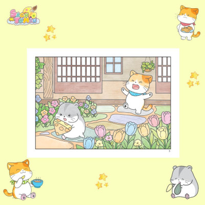 Sách Tô Màu - Baby Three 12 Con Giáp, Bốn Mùa Của Capybara, Chuyện Của Mèo Cam Và Hamster - Combo 3 Cuốn - Minh Thắng