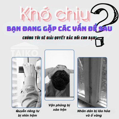 18 Kg Keo Sơn Mờ Kính Chống Nhìn Trộm TAIKOMI, Keo Sơn Bóng Mờ Kính Văn Phòng, Mờ Kính Cửa Sổ, Nhà Tắm, Phòng Ngủ