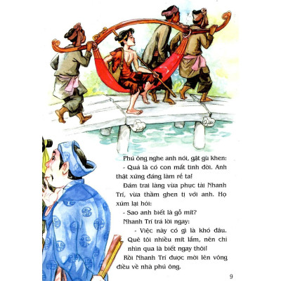 Sách - Anh Chàng Nhanh Trí - Tranh Truyện Dân Gian Việt Nam - NXB Kim Đồng