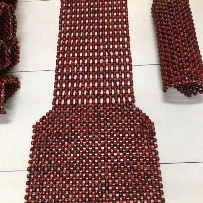 Đệm Lót Đàn Ghế Xe Ô Tô Hạt Gỗ Nhãn ( hình thật )