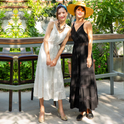 Đầm Maxi Cotton Mặc DRE098 thời trang thiết kế Hity