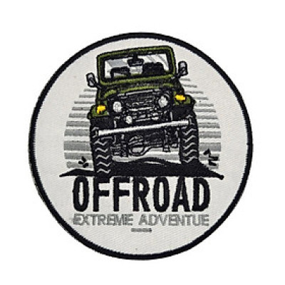 Patch xe địa hình Jeep_Off road_dã ngoại_phượt_dán quần áo _ba lô