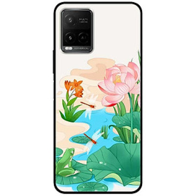 Ốp lưng cho Vivo Y20 - Y12s - Y20s - Y21 - Y21s - Y33s - Y33T - Sen Hồng Chuồn Đỏ - Hàng Chính Hãng