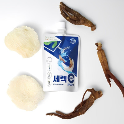 10 Túi Nước uống yến sâm Hàn Quốc, Tặng 01stick Yến Sâm Premium, bổ dưỡng, tốt cho sức khỏe, nhất là những người chơi thể thao, 120ml/túi