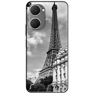 Ốp lưng cho Vivo Y03 - Y03T - Y18 - Y18S - Y18T - Y27 5G - Y28 4G - Y36 - Tháp Paris Xưa - Hàng Chính Hãng