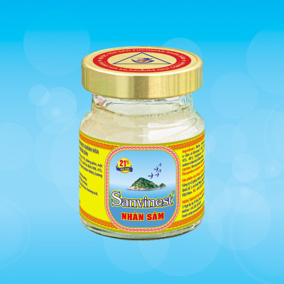 [Combo 30 lọ] Nước Yến sào Sanvinest Khánh Hòa Fucoidan Nhân sâm 70ml - S207