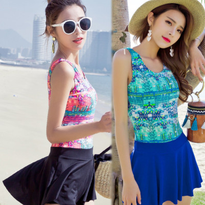 Đồ Bơi Nữ Một Mảnh Sắc Màu Kiểu Váy Xòe Dễ Thương ATI31 MayHomes One-Piece Colorful Swimwear