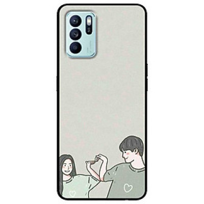 Ốp lưng dành cho Oppo Reno 6 - Oppo Reno 6Z - Cặp Đôi Tim