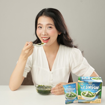 Canh dưỡng sinh rong biển hộp 4 gói TÂM MINH FOODS dinh dưỡng ăn liền tiện lợi