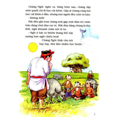 Sách - Anh Chàng Học Khôn - Tranh Truyện Dân Gian Việt Nam - NXB Kim Đồng