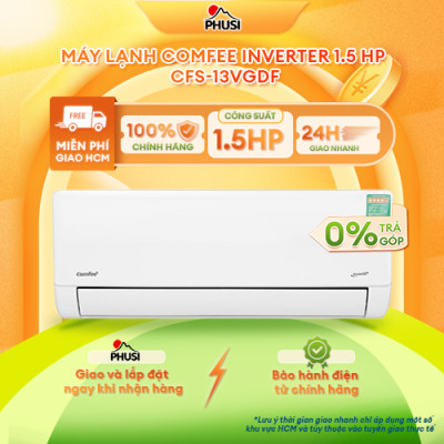 Máy lạnh Comfee Inverter 1.0 HP CFS-10VGDF/ 1.5HP CFS-13VGDF - Mẫu 2025  - Hàng Chính Hãng, Mới 100%