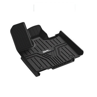 Thảm lót sàn xe ô tô HONDA CRV 2018- đến nay Nhãn hiệu Macsim 3W chất liệu nhựa TPE đúc khuôn cao cấp - màu đen