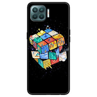 Ốp lưng dành cho Oppo A93 - F17 Pro mẫu Rubik Vũ Trụ