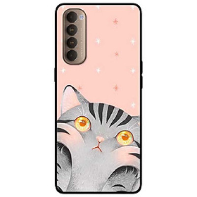 Ốp lưng dành cho Oppo Reno 4 Pro mẫu Mèo Hồng