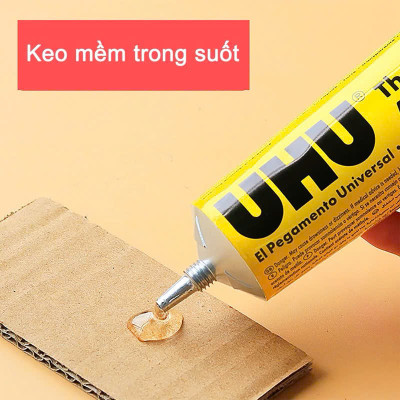 Keo Đa Năng Dán Vải, Mô Hình, Da, Kim Loại - Keo Trong Suốt, Mềm Dẻo 35ml