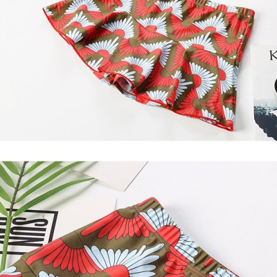 Bộ bơi 2 mảnh áo bèo ren, quần váy kín đáo, chất bơi lyrca dày dặn, mịn mát | KT013