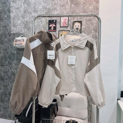 [LZ] Áo khoác da lộn phối dây rút cực chuẩn bao chất-A2200