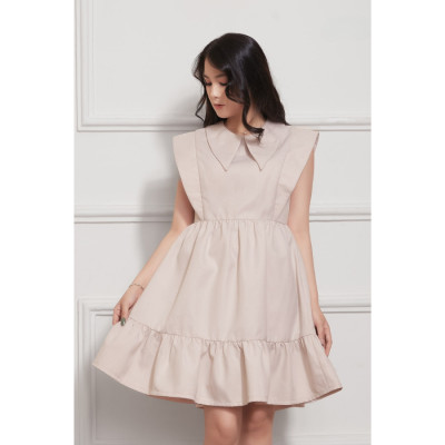 Đầm Babydoll Lụa Crep Tùng Xòe Tay Organza Maxivic, La Mộc - LM012216