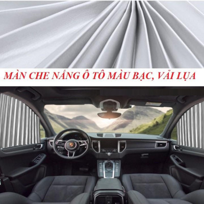 Combo 4 tấm Rèm che nắng vải nam châm, tấm che nắng ô tô, bạt che nắng