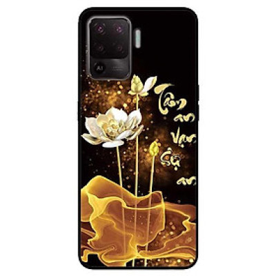 Ốp lưng dành cho Oppo A54 - A74 - A94 - mẫu Sen Vàng Tâm An