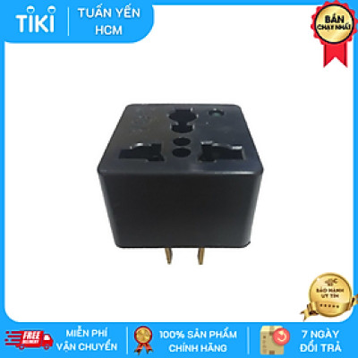 Phích ổ cắm đa năng LiOA chuyển 3 chân thành 2 chân 15A/220V Chân Tròn/Dẹt - Ổ điện chuyển đổi từ 3 chấu sang 2 chấu 