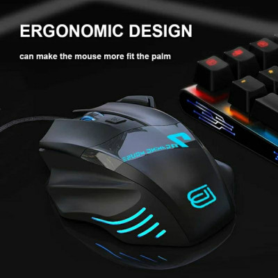Chuột chơi game có dây có led TEKKIN B10 cực nhạy dành cho game thủ Chuột chơi game có dây có led TEKKIN B10 cực nhạy dành cho game thủ DRU - Hàng Chính Hãng