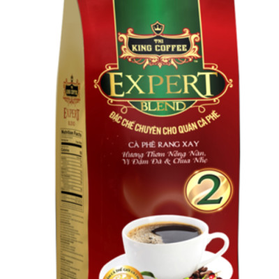 Cà Phê Rang Xay Expert Blend 2 KING COFFEE - Túi 500g
