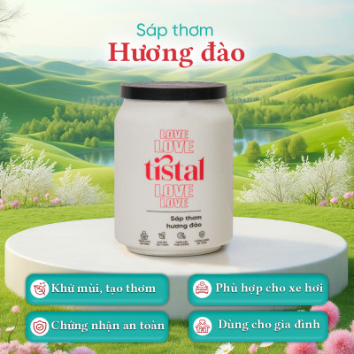Tistal Sáp Thơm Ô tô Khử Mùi, Thơm Lâu, Thiết Kế Sang Trọng