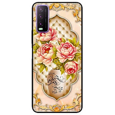 Ốp lưng dành cho Vivo Y20 - Y20s - Y12s mẫu Vàng Hồng