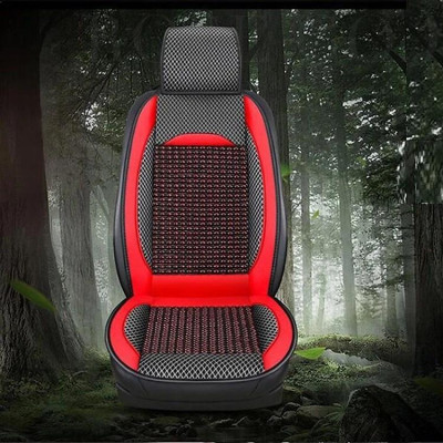 Lót ghế tựa lưng dạng hạt gỗ cao cấp cho ô tô