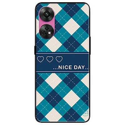 Ốp lưng dành cho Oppo Reno 8T 4G - Reno 8T 5G - Reno 10 5G - Reno 10 Pro 5G - Nice Day Xanh - Hàng Chính Hãng