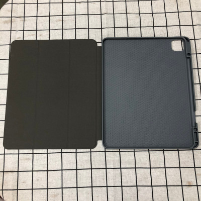 Bao da chính hãng Mutural cao cấp cho iPad Pro 12.9 2020 có khay đựng bút - Xanh rêu