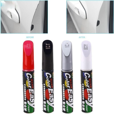 Bút tẩy xóa vết trầy xước dăm, xước lộ màu trên ô tô xe máy ColorEASY 4 màu đen, ghi, đỏ, trắng