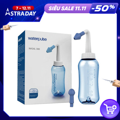 BÌNH RỬA MŨI WATER PULSE TẶNG KÈM 1 CHAI NƯỚC MUỐI SINH LÍ 500ML