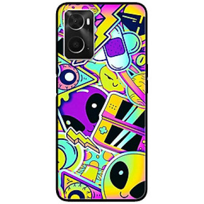 Ốp lưng cho Oppo A36 - A60 4G - A74 - A76 - Oppo A95 4G - A96 4G - Họa Tiết Bảy Màu - Hàng Chính Hãng