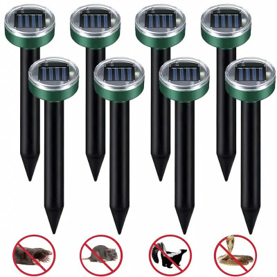 Thiết Bị Đuổi Chuột, Gián, Rắn, Côn Trùng Tự Động Bằng Sóng Siêu Âm Năng Lượng Mặt Trời , ĐÈN TRANG TRÍ , ĐỒNG HỒ TREO TƯỜNG