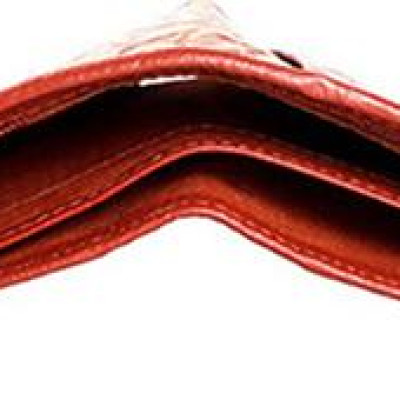 Ví Nam Da Cá Sấu Gai Bụng Huy Hoàng HT2203 (12.5 x 10 cm) - Vàng