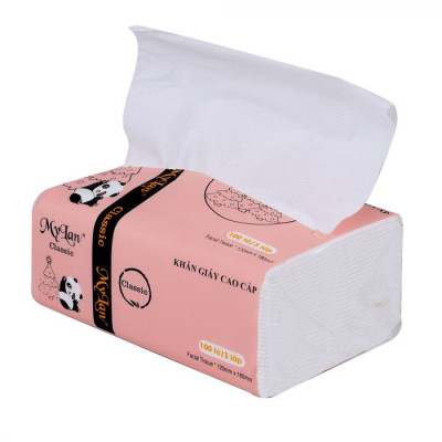 Thùng 30 gói Khăn Giấy Rút Gấu Trúc 3 Lớp MyLan Siêu Dai, Mềm Mịn, thấm hút tốt