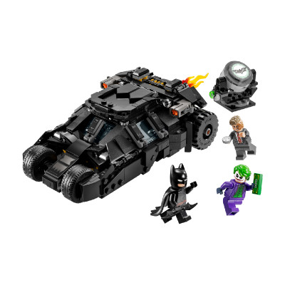 LEGO SUPERHEROES 76303 Đồ Chơi Lắp Ráp Batman Tumbler Đấu Với Two-Fac Và Joker (429 chi tiết)