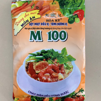 BỘT NGỌT TĂNG HƯƠNG ĐIỀU VỊ M100 (100gr x 100 gói)