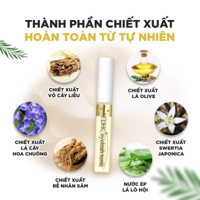 Tinh chất dưỡng mi Eyelash Tonic DHC Nhật Bản 6.5ml ngừa gãy rụng, giúp mi dài, chắc khoẻ