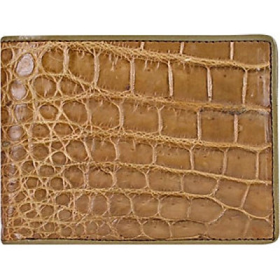 Ví Nam Da Cá Sấu Huy Hoàng HT2284 (12.5 x 10 cm) - Rêu