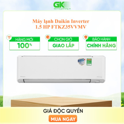 Máy lạnh Daikin Inverter 1.5 HP FTKZ35VVMV - Hàng chính hãng (Chỉ giao HCM)